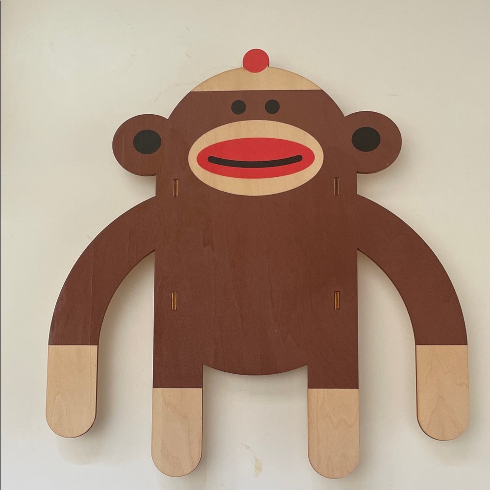 Brown Monkey Wall Decor for Kids
